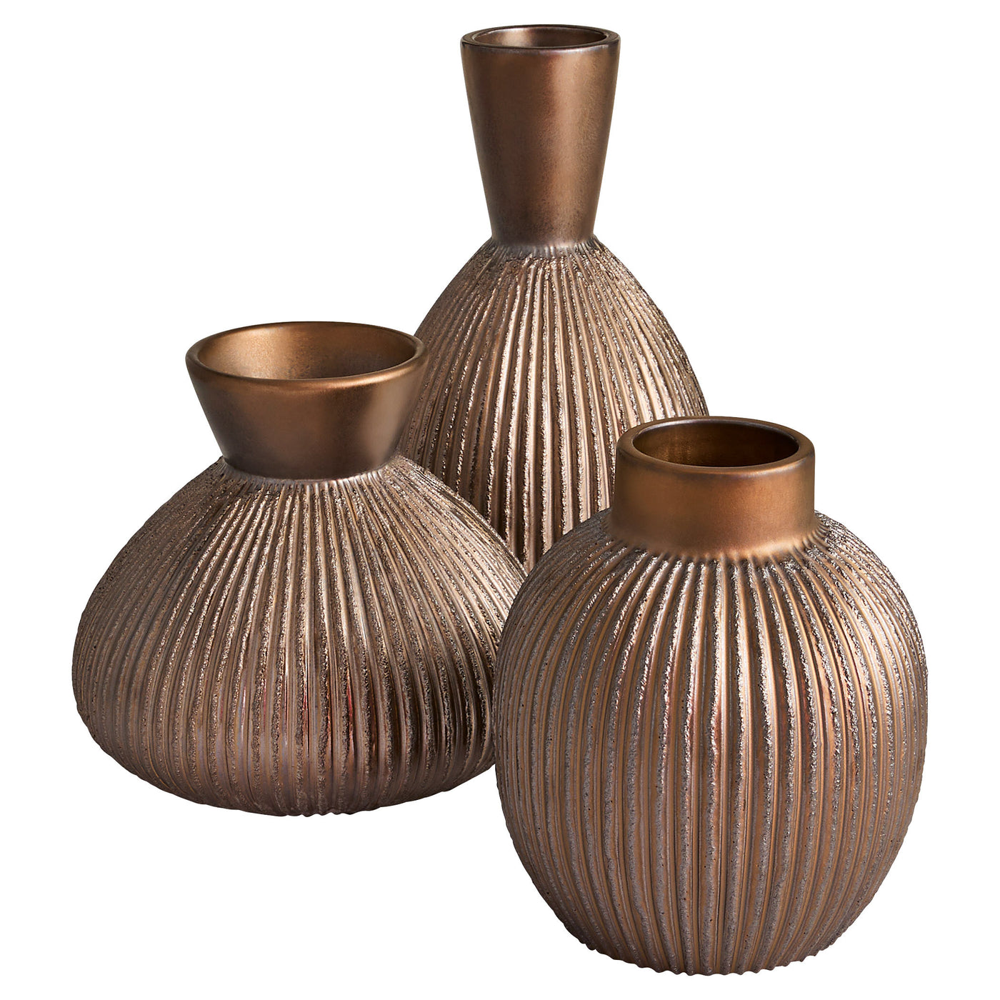 Cyan Design Starship 12178 Large Metallic Bronze Vase - Perfect for Modern Home Decor, Wedding Centerpieces & Luxury Office Accents