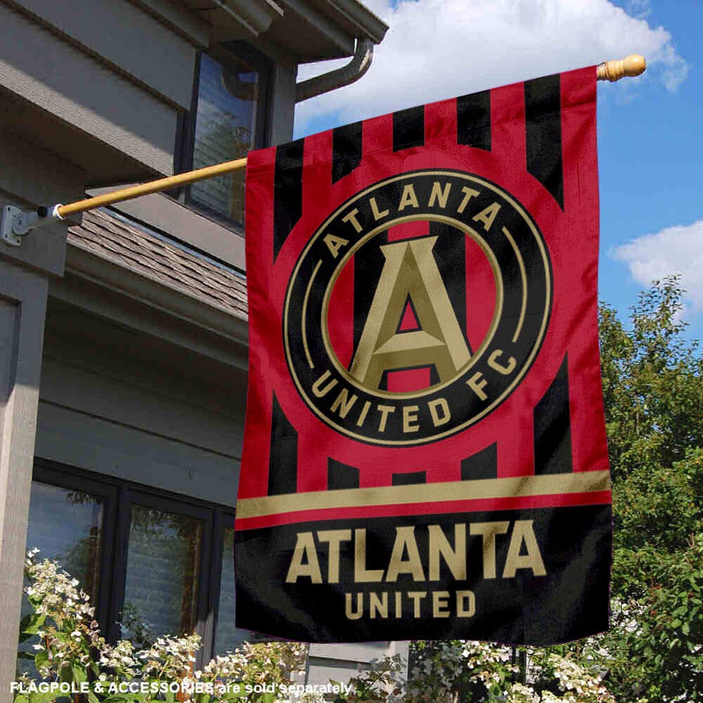 Atlanta United FC Double-Sided Banner Flag for Home & Game Day Decor