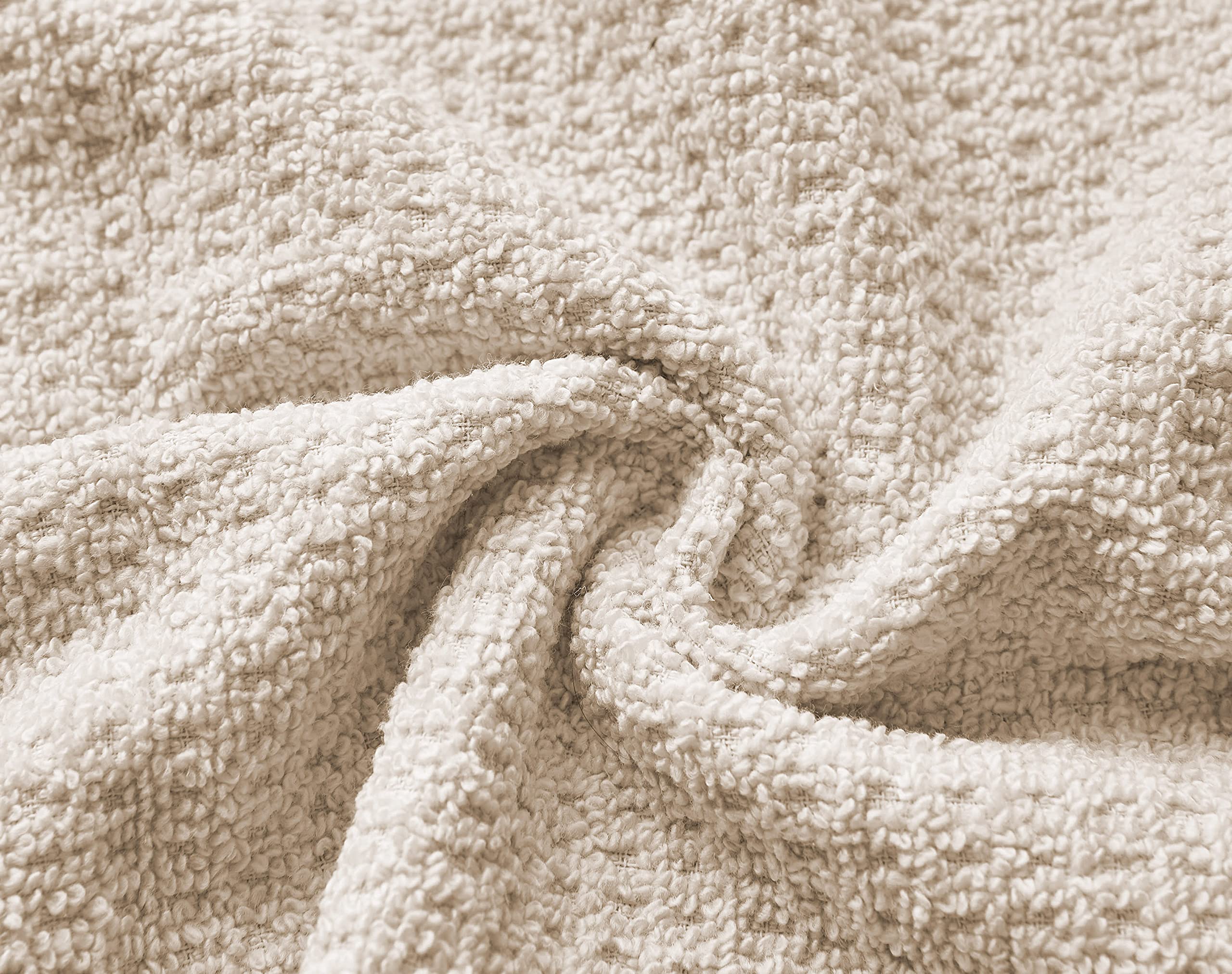 Nautica Luxury Bath Towels Set - 8-Piece Ultra Absorbent & Quick Dry Towels, Oeko-Tex Certified for Softness & Safety, Modern Bathroom Essentials (Oasis Beige) - Perfect for Spa, Hotel, and Home Use