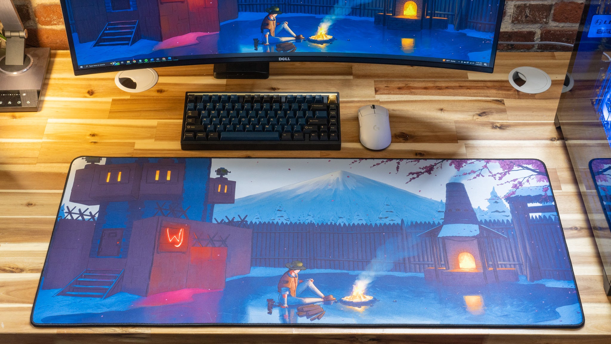 Willjum's Paradise & Bone Helmet Limited Edition Rust Gaming XL Mouse Pad - Content Creator Collaboration - Perfect for PC Gaming Setup & Streamer Accessories