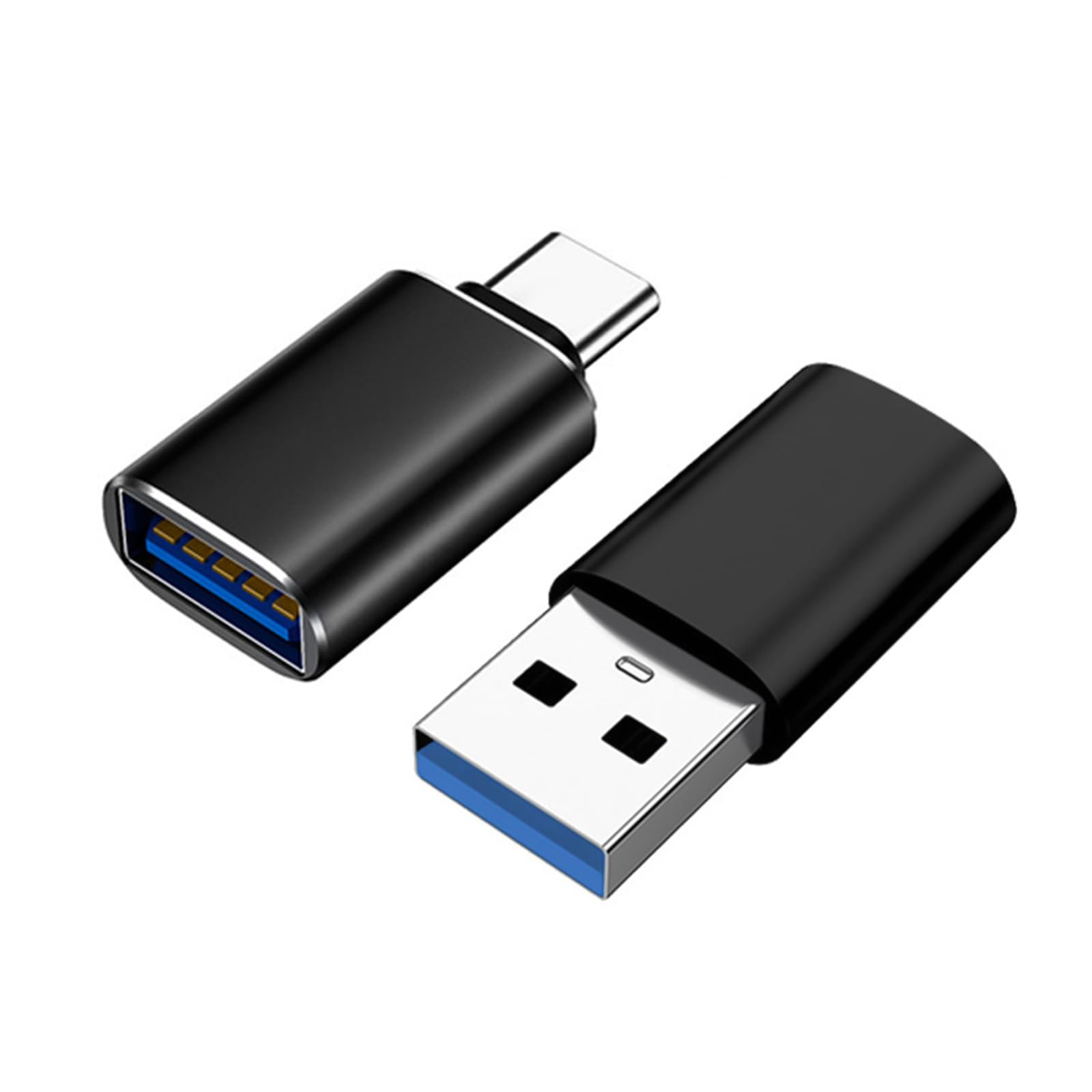 USB 3.0 Adapter - USB C to USB Adapter, USB to USB C Converter, Micro USB to USB C Adapter for Smartphones, Laptops, Tablets - Fast Data Transfer & Charging Solution for Home, Office & Travel