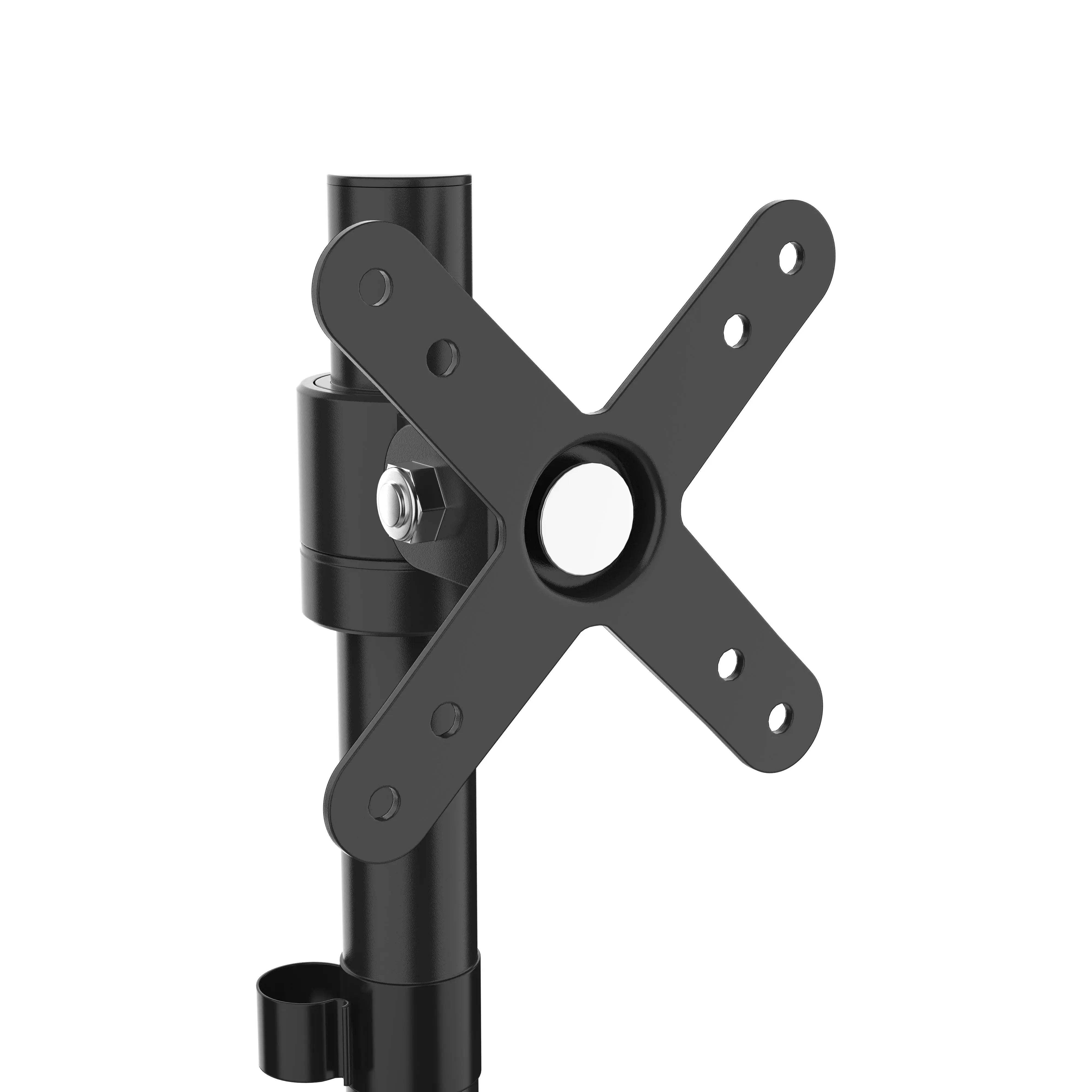 Adjustable Articulating Monitor Arm - Heavy Duty Clamp & Grommet Mount for Dual Screens, Ergonomic Desk Mount for Home Office & Gaming Setup