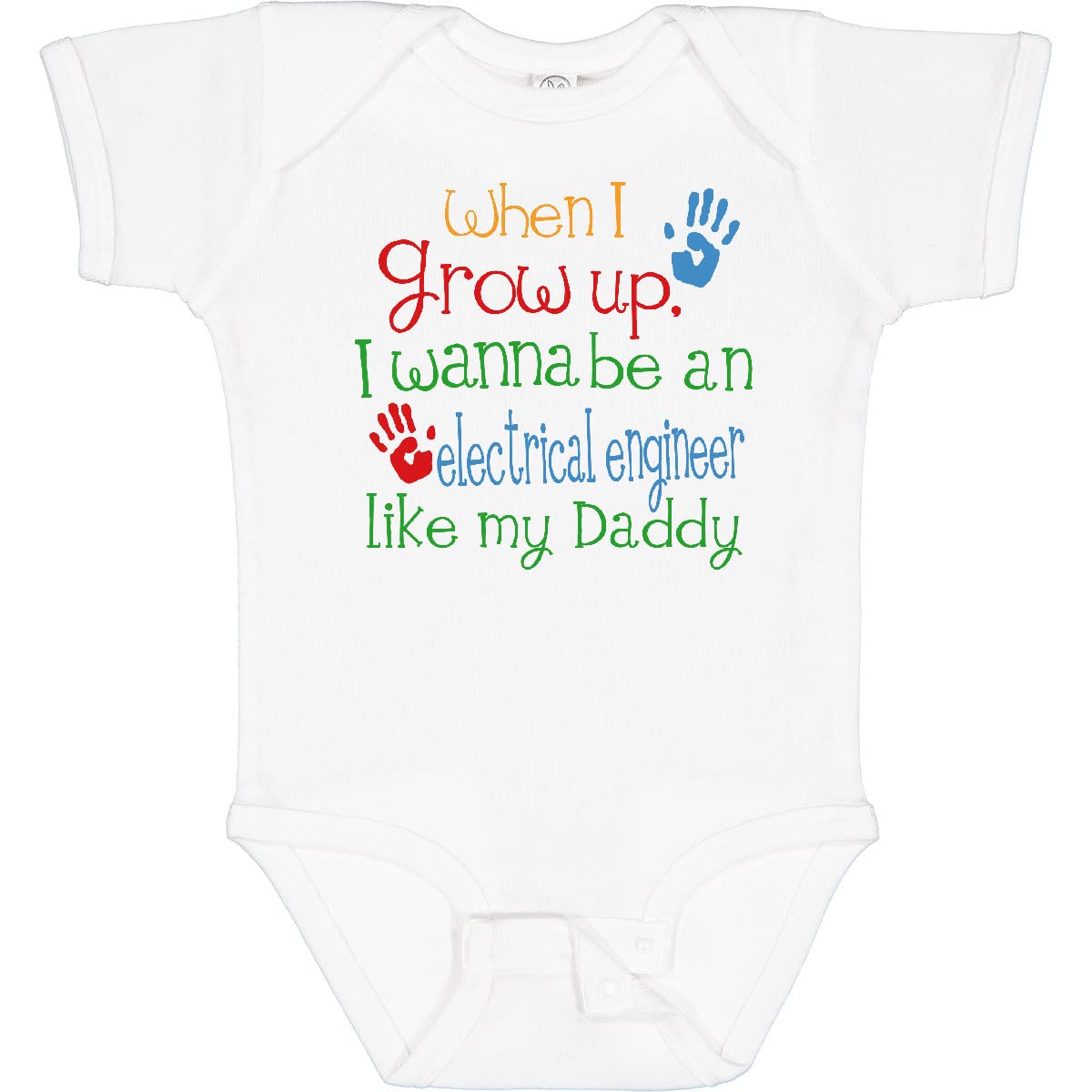 Electrical Engineer Like Daddy Baby Bodysuit - Cute Science-Themed Onesie for Infants & Toddlers - Perfect Gift for Engineer Parents & STEM Enthusiasts