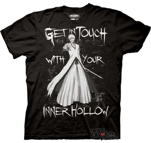 Bleach Anime T-Shirt - Get In Touch With Your Inner Hollow - Adult Graphic Tee for Cosplay, Conventions & Anime Fans