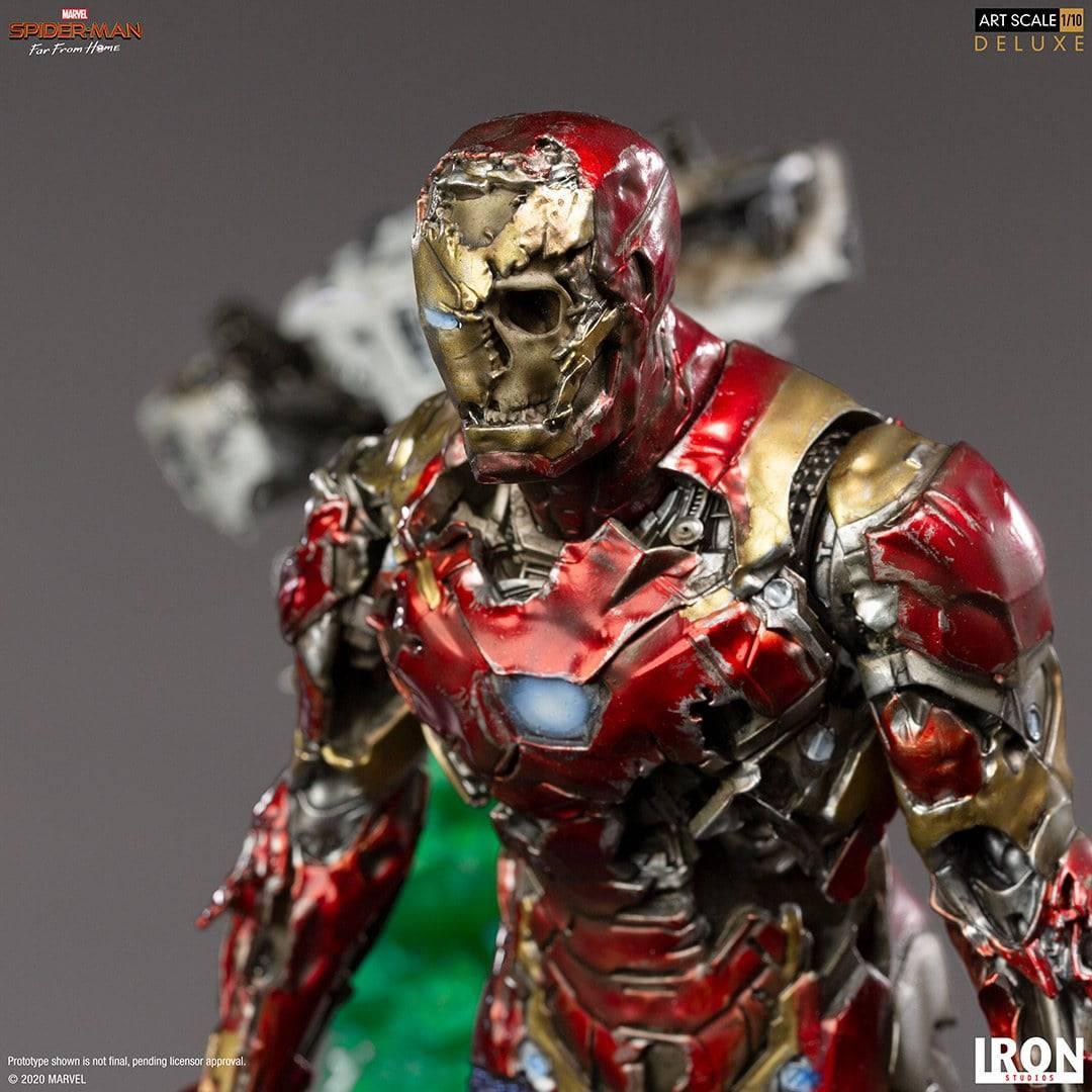 Iron Studios Spider-Man: Far From Home - Iron Man Illusion Deluxe BDS Art Scale 1/10 Statue | Marvel Collectible Action Figure for Display & Home Decor
