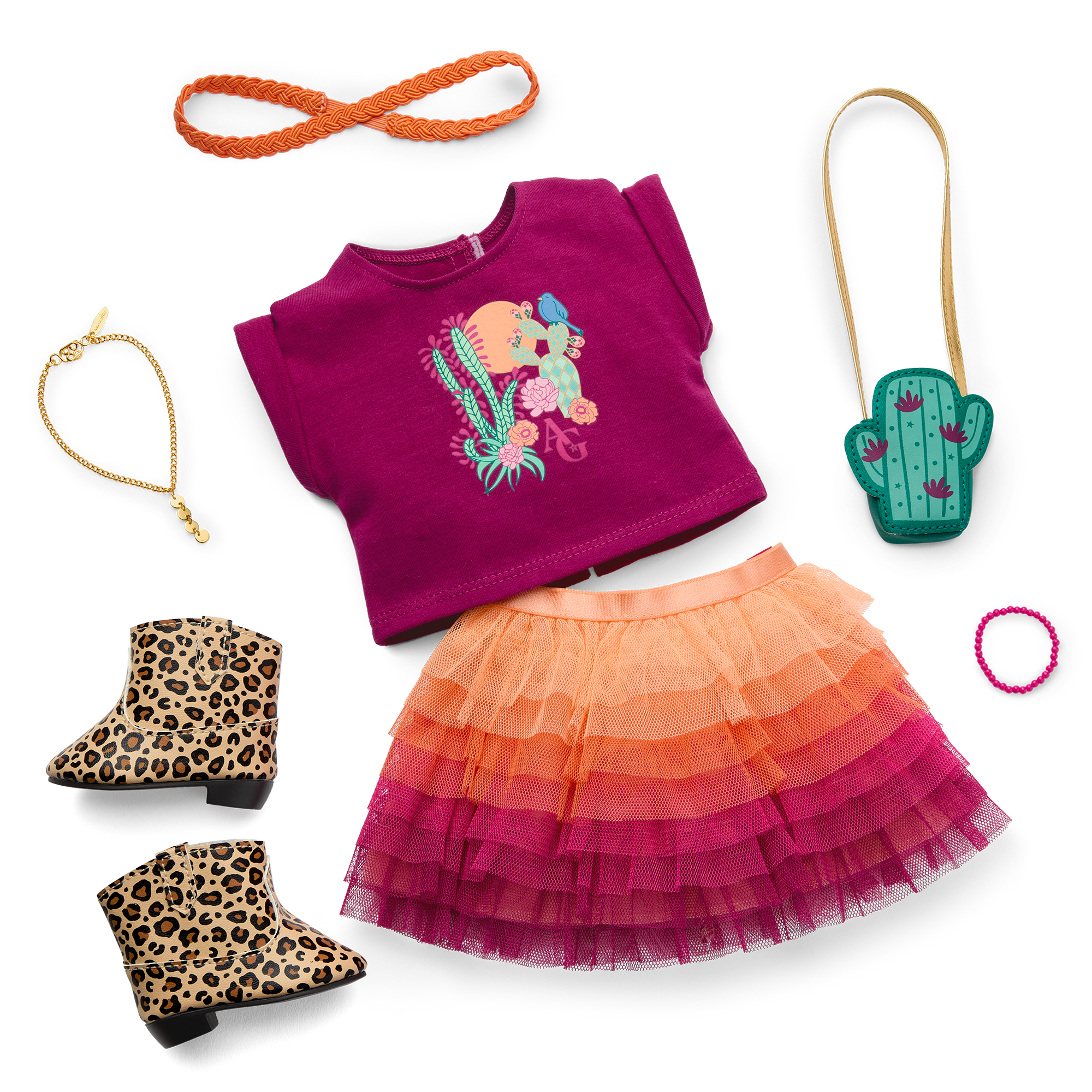 Southwest Style Travel Outfit for 18 Inch Dolls - Perfect for American Girl Doll Adventures & Playtime