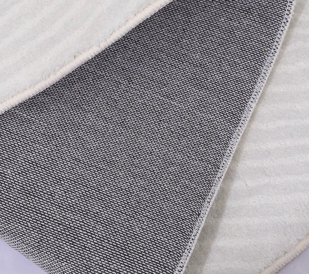 Abstract Geometric Modern Rugs - Contemporary Grey Area Rugs for Living Room, Bedroom & Dining Room - Soft Non-Slip Floor Covering for Home Decor & Office Spaces