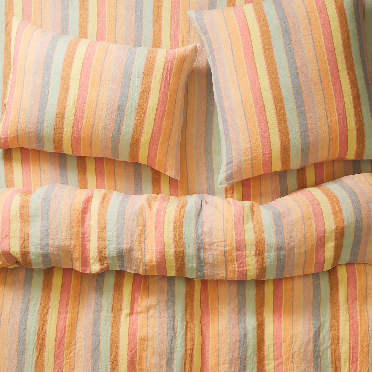 Premium Nila Linen Pillowcase Set - 100% Natural Flax Linen, Breathable & Hypoallergenic - Perfect for Bedroom, Hotel, or Airbnb Decor