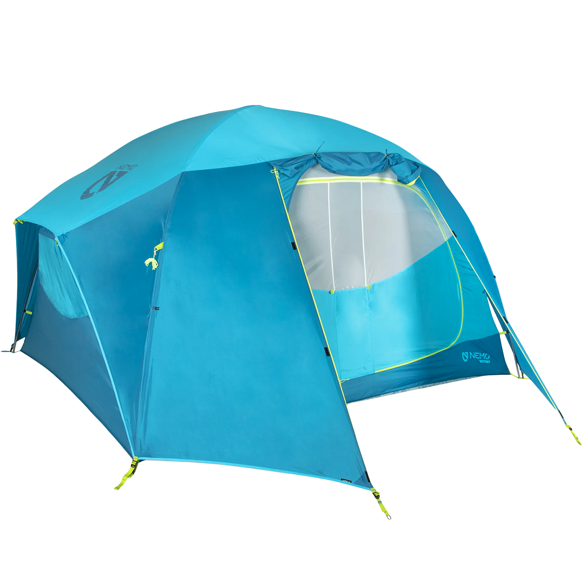 Aurora Highrise 6-Person Tent - Lightweight Waterproof Camping Tent for Family & Group Outdoor Adventures - Perfect for Hiking, Backpacking, and Beach Camping