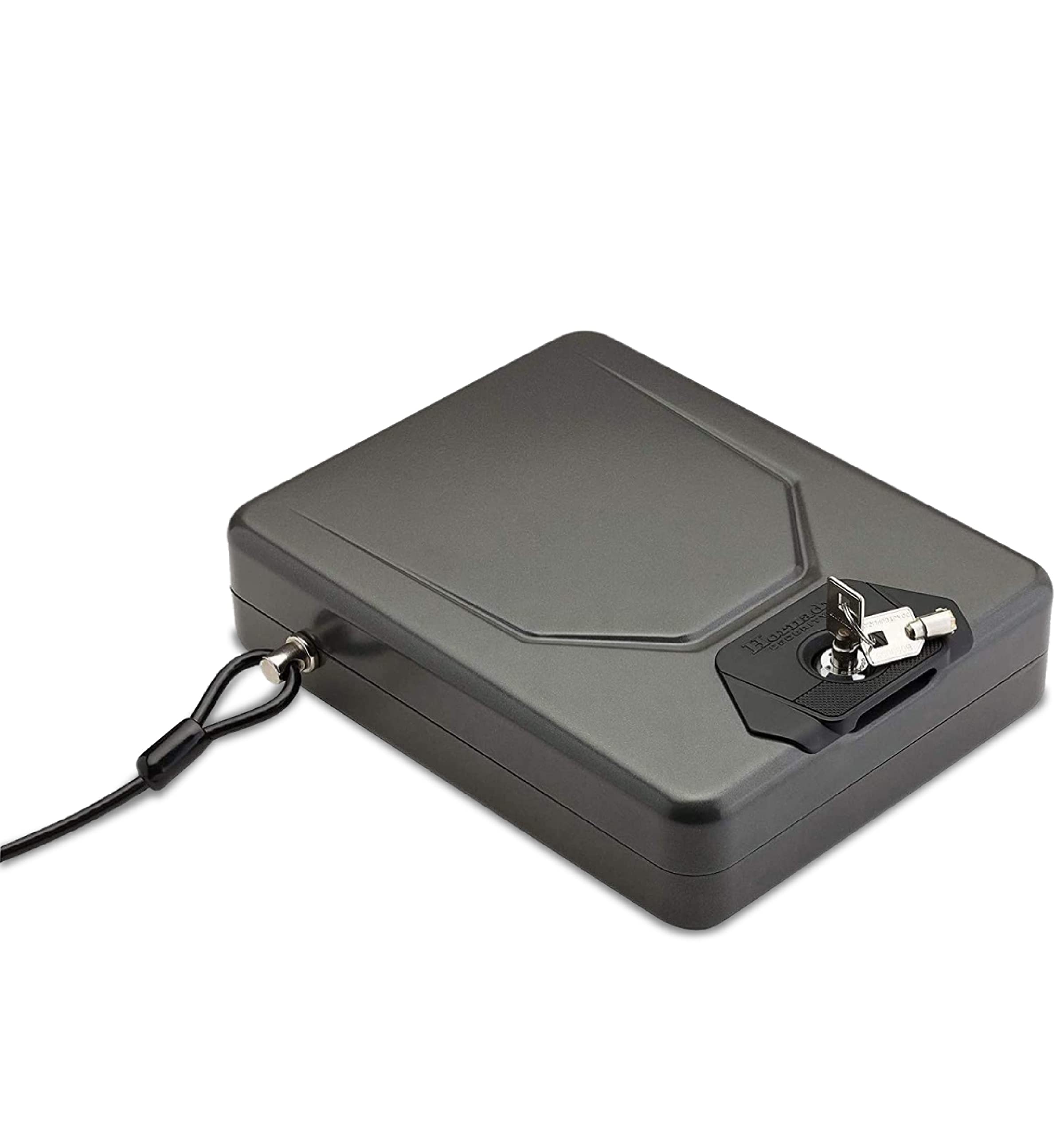 Hornady Secure Lock Box for Guns, Pistols & Valuables - Heavy Duty Steel Safe with Key Lock for Home, Office & Travel Security