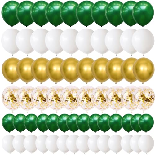 Dark Green White