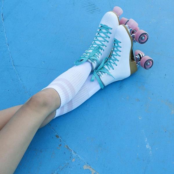 Impala White Roller Skates for Women & Men - Outdoor & Indoor Roller Skating - Perfect for Rinks, Parks, and Fitness
