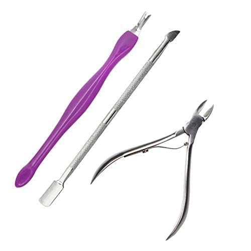 Professional Manicure & Pedicure Kit - 18-Piece Salon-Grade Nail Care Tools Set with Cuticle Remover, Pusher, Fork & Dead Skin Cutter for Women & Men | Perfect for Home, DIY & Professional Nail Care | Ideal for Gifts, Travel & Personal Grooming