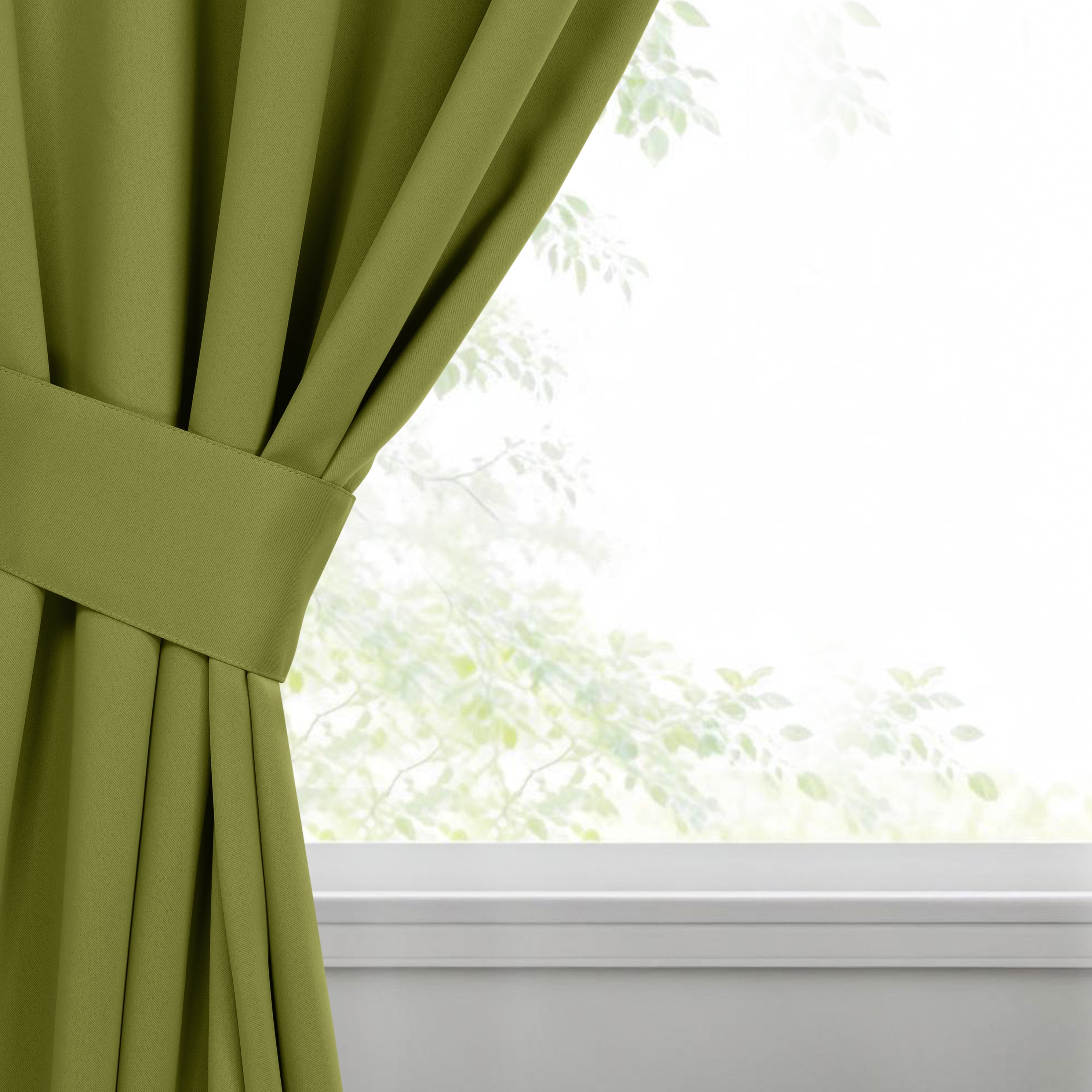 Premium Blackout Curtains Set of 2 - 100% Room Darkening, Machine Washable & Noise Reducing for Bedroom, Nursery & Home Theater