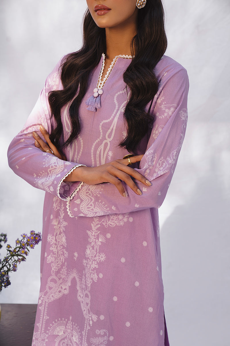 LAVENDULA GLAM 2-Piece Printed Lawn Suit Set | Floral Design Women's Outfit | Perfect for Summer Parties & Casual Wear