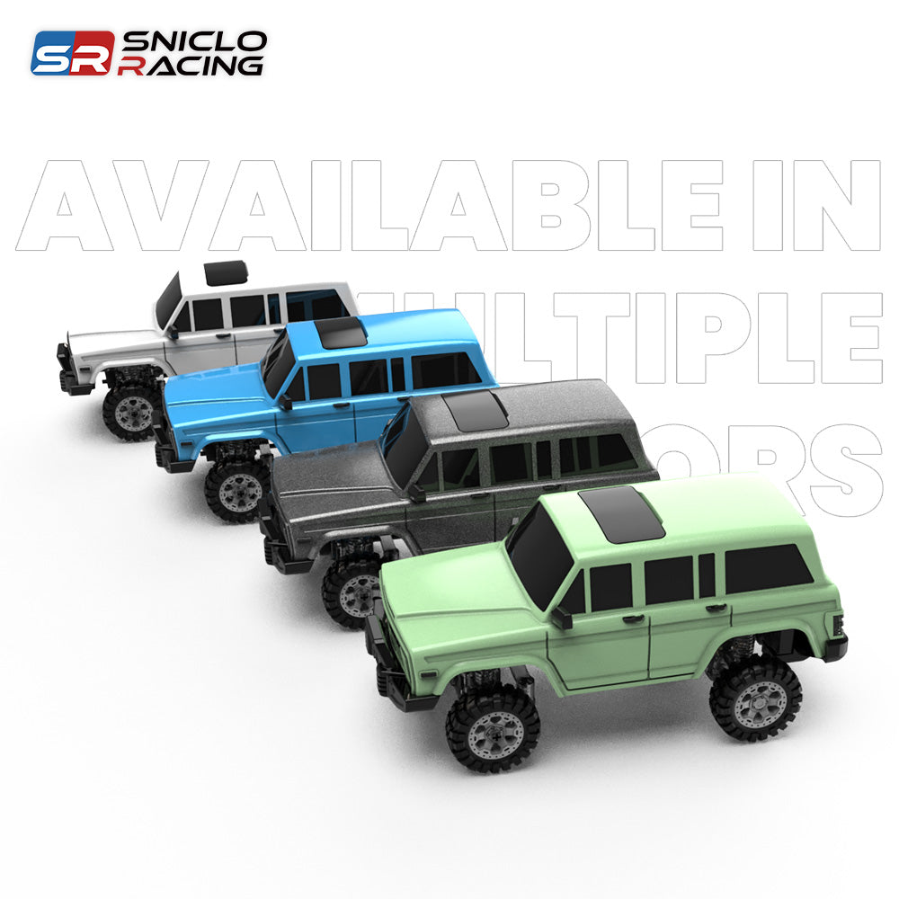 Sniclo Atom 3015 1:64 Scale FPV RC Crawler - 4WD Micro Off-Road Remote Control Car for Adults & Kids | Indoor Crawling, Desktop Racing, Backyard Adventure