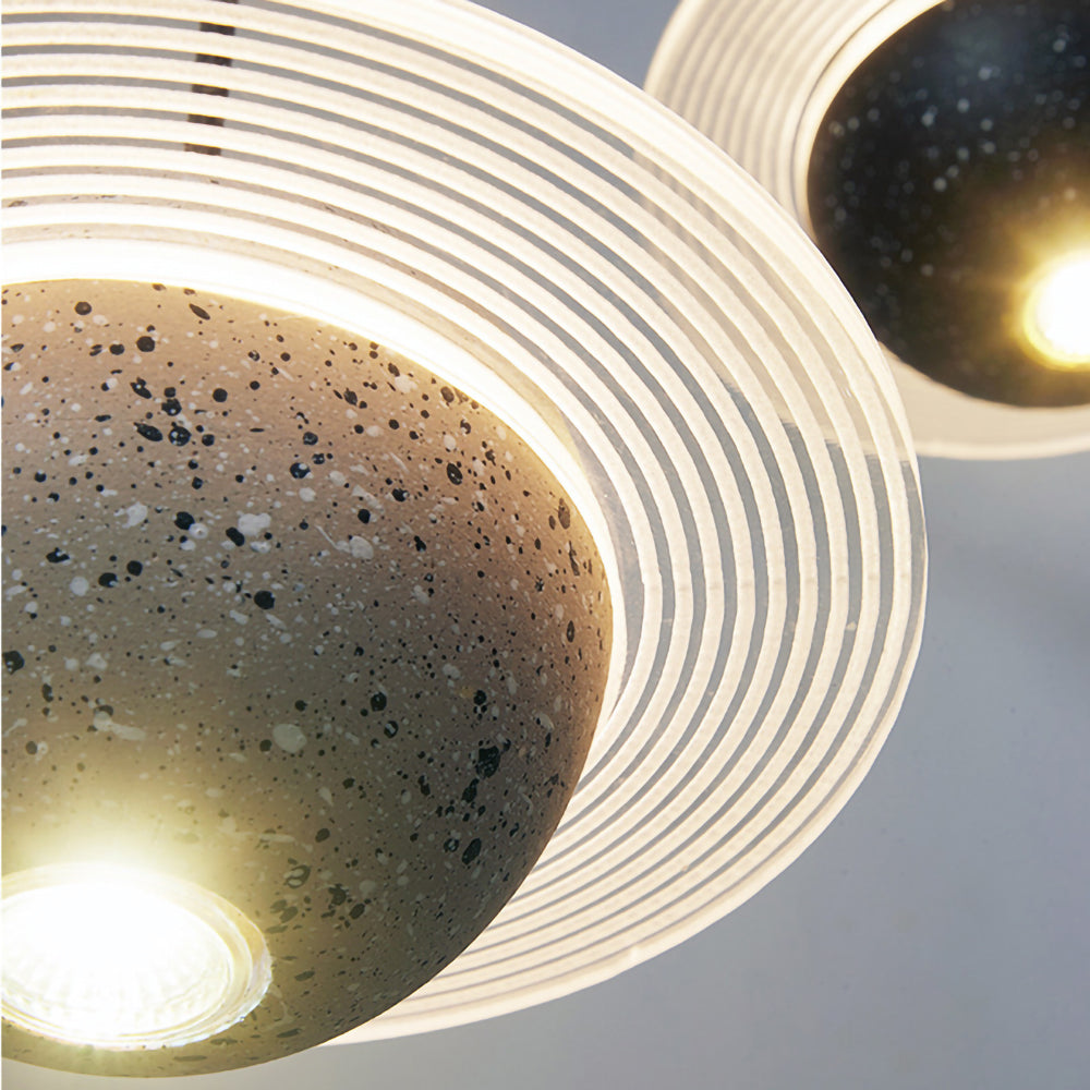 Artsy Planet Pendant Light - Modern Celestial Ceiling Fixture for Bedroom, Living Room & Nursery Decor | Solar System Inspired Lighting for Home & Office