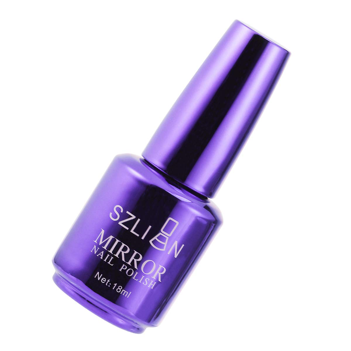 Lurrose Mirror Nail Polish - Metallic Purple Blue Gel Nail Varnish for Nail Art | Long Lasting High Shine Manicure & Pedicure | Perfect for Parties, Weddings, and Special Occasions