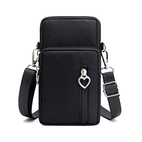 Women's Small Crossbody Phone Bag - Cell Phone Purse with Shoulder Strap & Armband - Wallet Case Handbag for iPhone, Samsung, Google Pixel - Perfect for Running, Travel & Daily Essentials