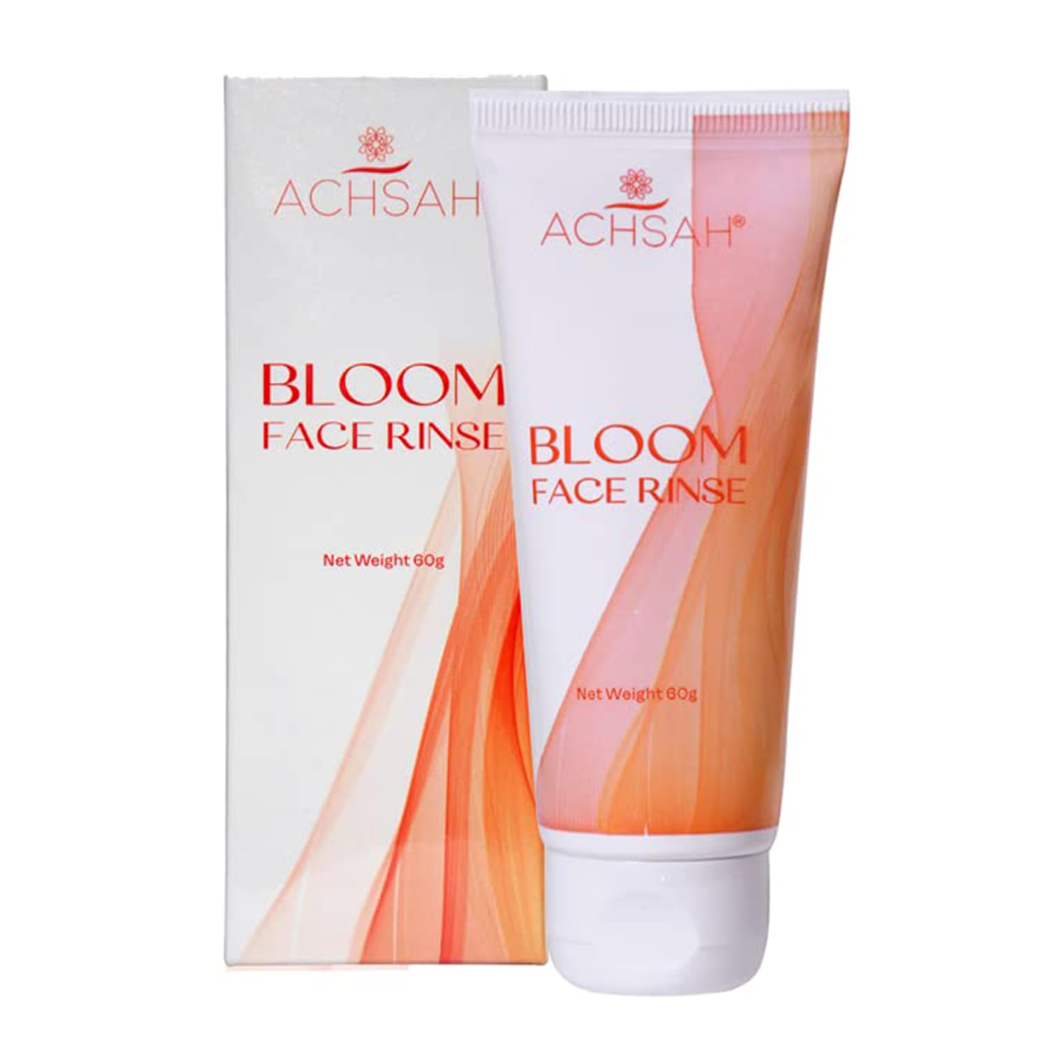 ACHSAH Naturals Bright Complete Vitamin C Face Wash - Organic & Natural Cleanser for Brighter, Glowing Skin | Suitable for All Skin Types | 60g | Morning & Night Skincare Routine | Anti-Aging & Dark Spot Reduction