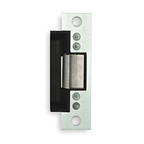 Adams Rite 7140 Series Clear Anodized Zinc Aluminum Alloy Electric Strike - 24V DC Commercial Door Lock for Secure Entry - Ideal for Office Buildings, Schools & Hospitals (Pack of 1)