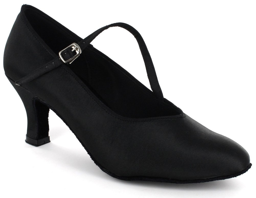 AlmaDanza Women's Ballroom Dance Shoes - Professional Latin Salsa Tango Pumps A780701 - Perfect for Dance Competitions & Social Dancing