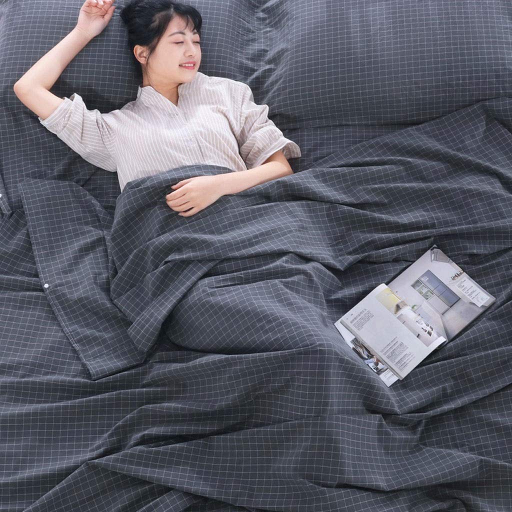Wang Cotton Sleeping Bag Liner - Foldable Travel Bed Sheet for Adults, Dustproof Hotel Quilt Alternative, Lightweight & Portable for Camping, Hostels & Outdoor Adventures
