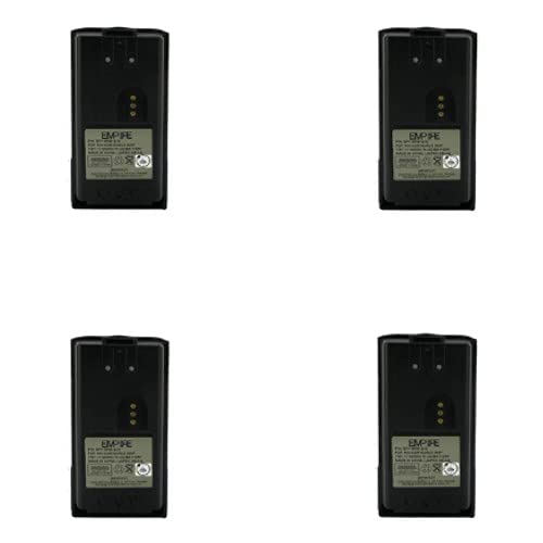 Synergy Digital 2-Way Radio Replacement Batteries - 4 Pack Ni-CD 7.5V 1300mAh Compatible with Harris BT-013259-001 Walkie Talkie - Perfect for Security, Construction & Outdoor Communication