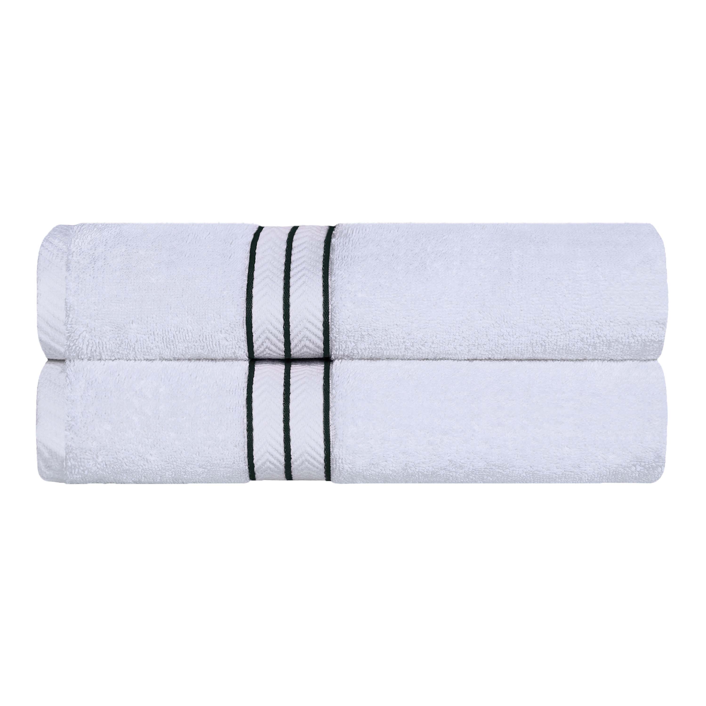 Premium Turkish Cotton Ultra Plush Bath Towels - 2 Piece Set, Highly Absorbent & Quick Dry for Spa, Gym, Beach & Luxury Bathroom Use