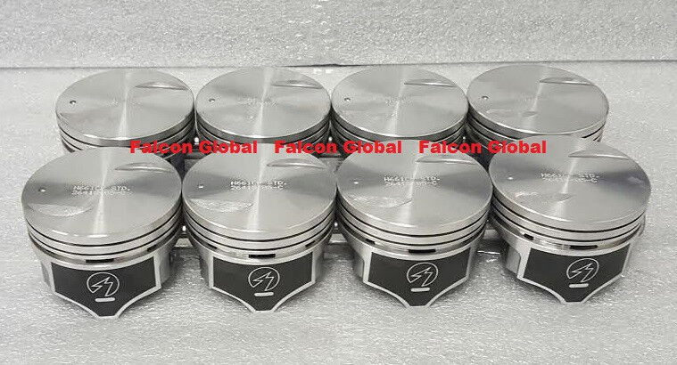 SPEED PRO Hypereutectic Coated Flat Top Pistons Set of 8 for Chevy Big Block 454 7.4L 0.040