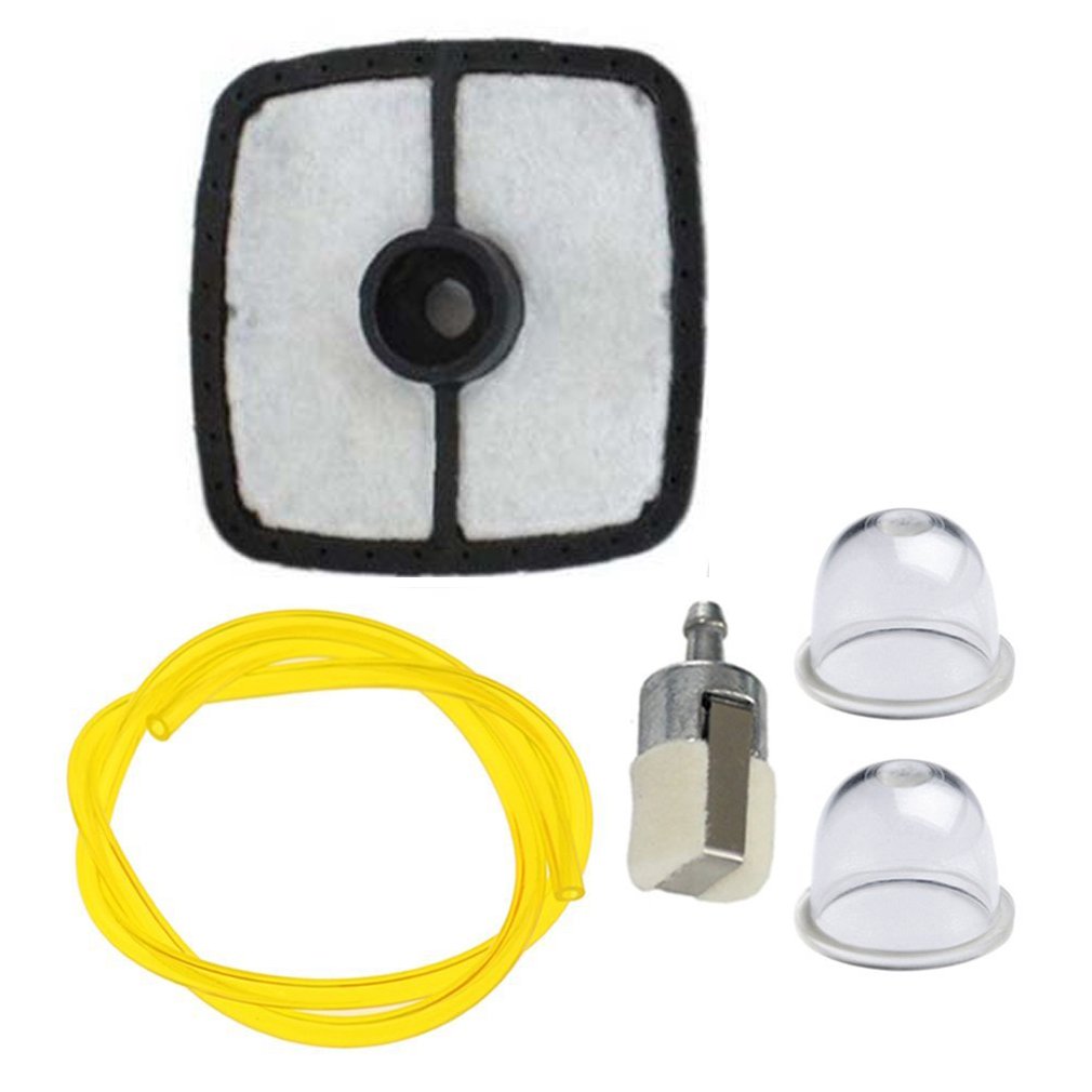 AISEN Air Filter with 3 Feet Fuel Line Hose Tube & Primer Bulb - Compatible with Echo GT200 GT225 GT251 HC150 HC151 PAS265 PAS230 PAS231 SRM225 SRM265 Trimmer - Perfect for Lawn Care, Landscaping & Garden Maintenance