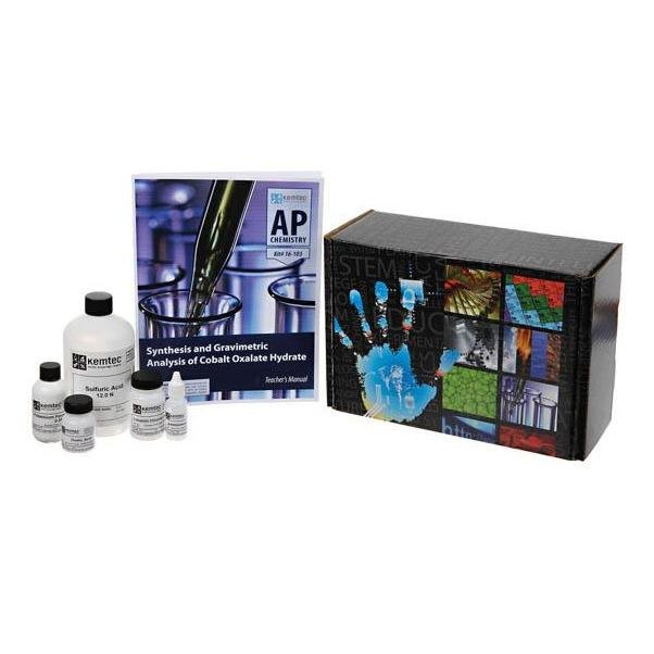 Kemtec Science Lab Kit: Cobalt Oxalate Hydrate Synthesis & Gravimetric Analysis - Perfect for Chemistry Experiments & STEM Education