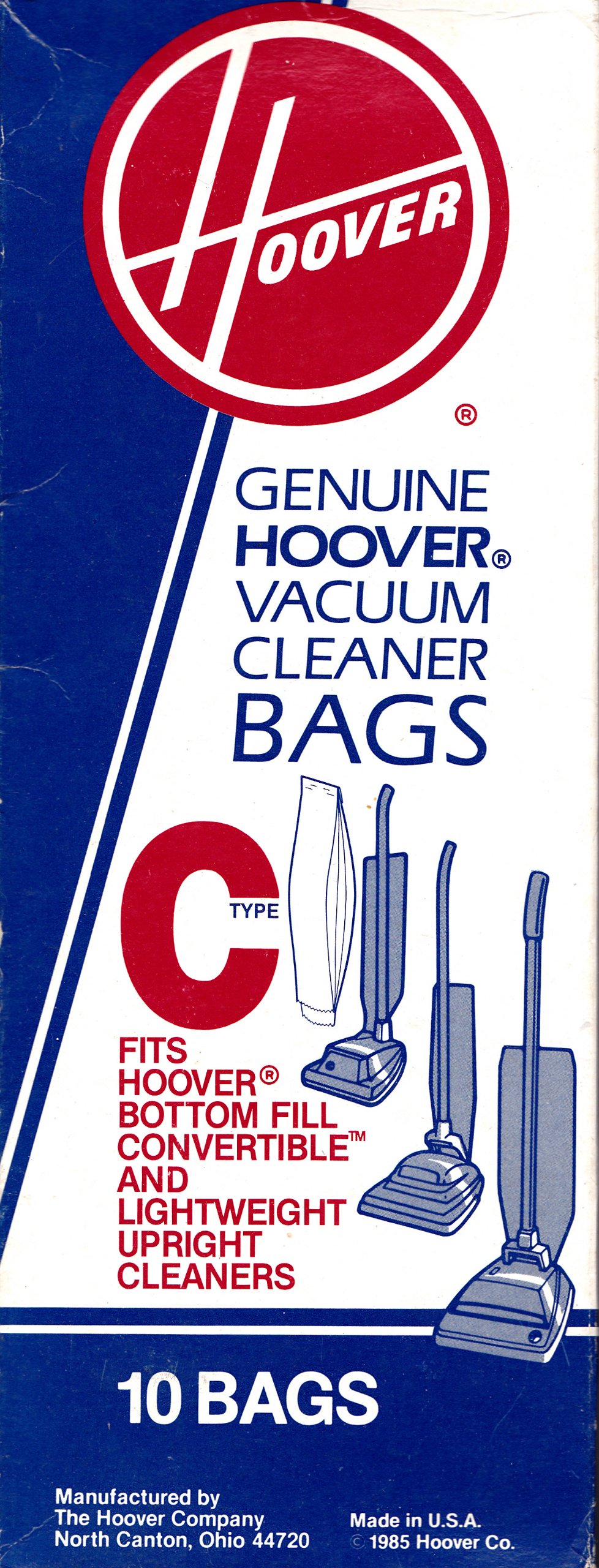 Hoover Genuine Vacuum Cleaner Bags - 6 Pack | Compatible with Hoover WindTunnel & Upright Vacuums | HEPA Filtration for Dust & Allergens | Perfect for Home Cleaning & Pet Hair Removal