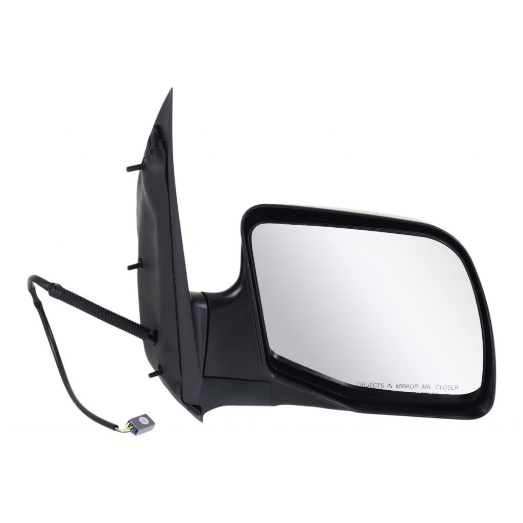 1999-2002 Ford E-350 Econoline Club Wagon Passenger Side Power Swinglock Paddle Mirror - Replacement Rear View Mirror Part #FO1321229 F4UZ17682B for Safe Driving & Easy Installation