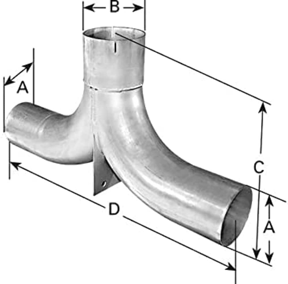 AP Exhaust 92674 High-Performance Exhaust Pipe - Replacement for Cars & Trucks - Durable Stainless Steel Construction - Improves Engine Performance & Sound - Perfect for Automotive Upgrades & Repairs