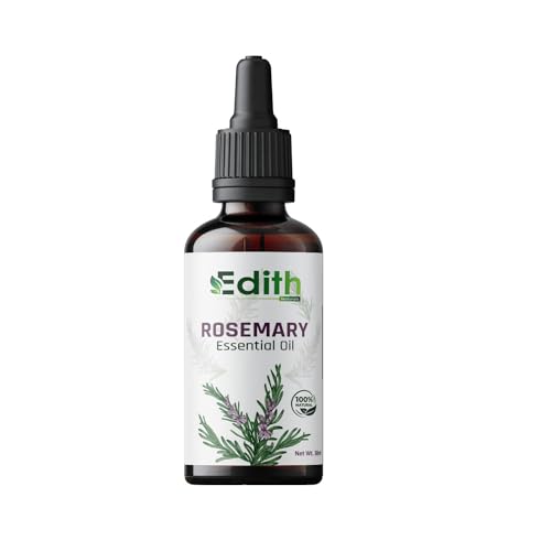 100% Pure Rosemary Essential Oil - Undiluted for Soap Making, Skin & Hair Care, Aromatherapy, Candle Making, Home Diffuser - Natural Fragrance, Alcohol-Free, No Parabens or Sulfates - Perfect for Relaxation & Spa Treatments