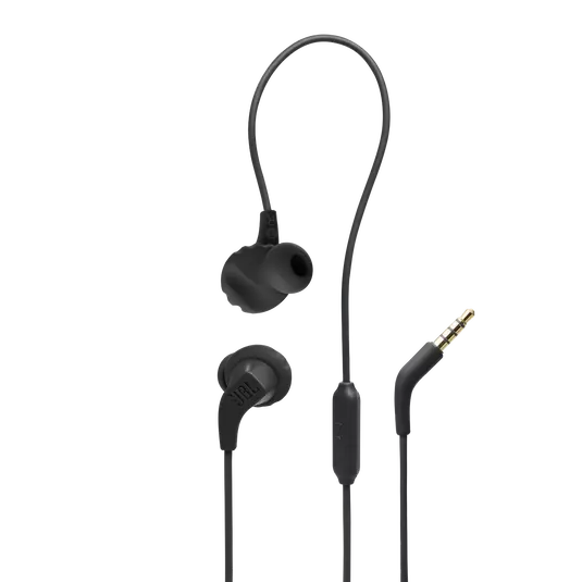 JBL Endurance Run 2 Wired Waterproof Sports Earbuds - Sweatproof In-Ear Headphones for Running, Gym & Workout - Secure Fit Earphones with Mic for iPhone Android