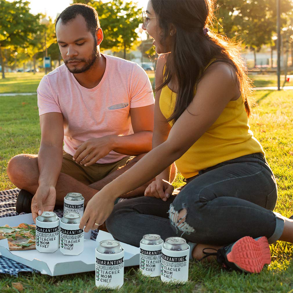 Insulated Can Sleeves for Beer & Drinks - Keep Beverages Cold | Perfect for Moms, Chefs, Teachers & Scuba Foam Parties | Great for BBQs, Picnics & Outdoor Events