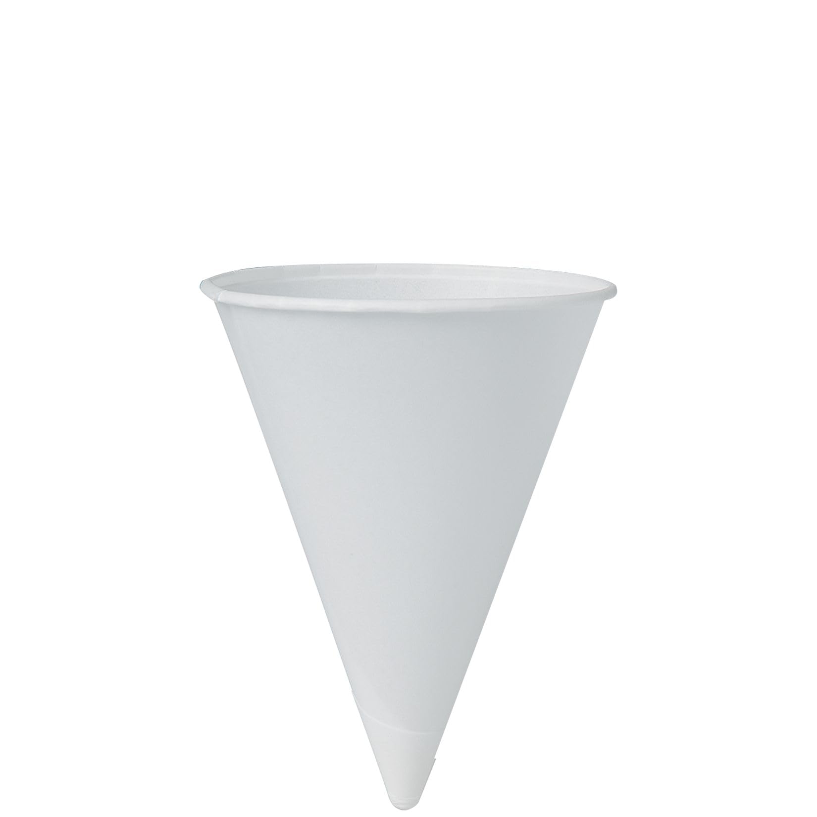 Solo 42R-2050 4.25 oz White Paper Cone Cups - 5000 Count Bulk Pack | Perfect for Water Coolers, Office Break Rooms, Parties & Events