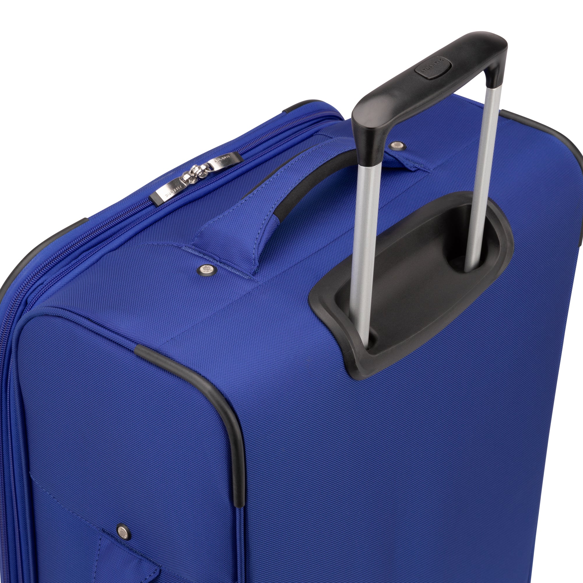 Atlantic Artisan III Spinner 3-Piece Luggage Set - Lightweight Expandable Suitcase with 360° Wheels for Travel, Business & Vacation (Black) - Perfect for Airplane Carry-On & Checked Bags