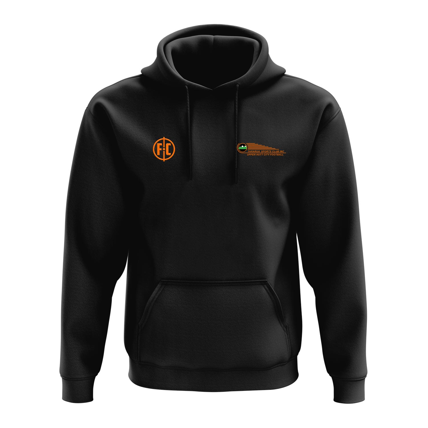 Upper Hutt City Football Club Hoodie with Embroidered Club Crest - Official Fan Merchandise for Soccer Enthusiasts | Perfect for Match Days, Training & Casual Wear