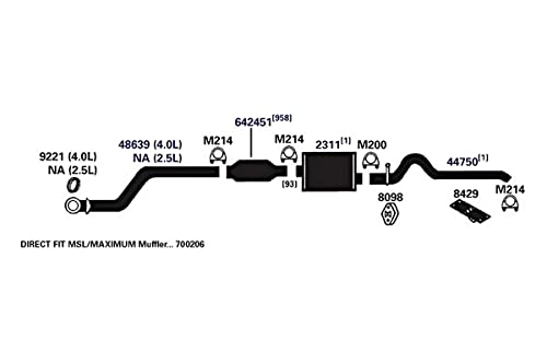 AP Exhaust Muffler 2311 - Durable Performance for Cars & Trucks