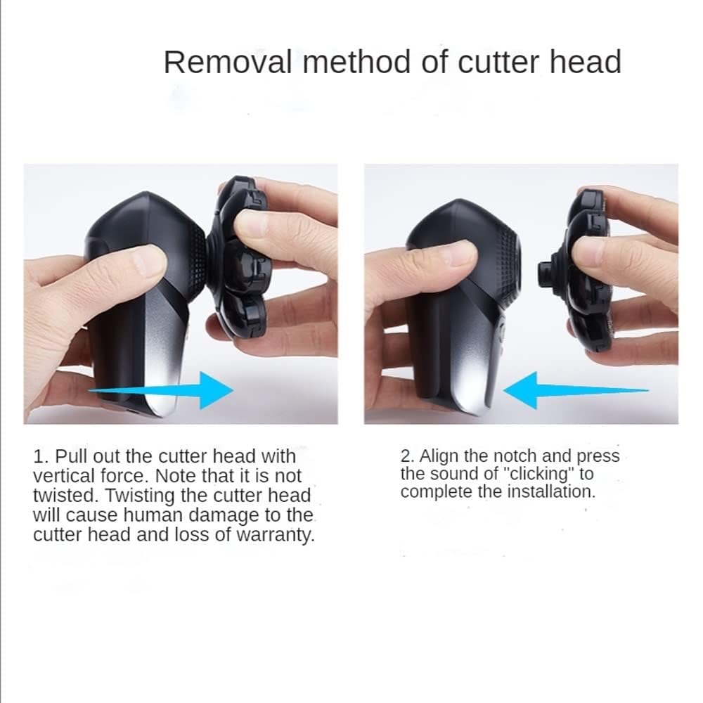 8D Multifunctional Electric Shaver for Bald Men - 6-in-1 LED Display Head Shaver & Trimmer | Perfect for Travel, Home Use, and Quick Grooming