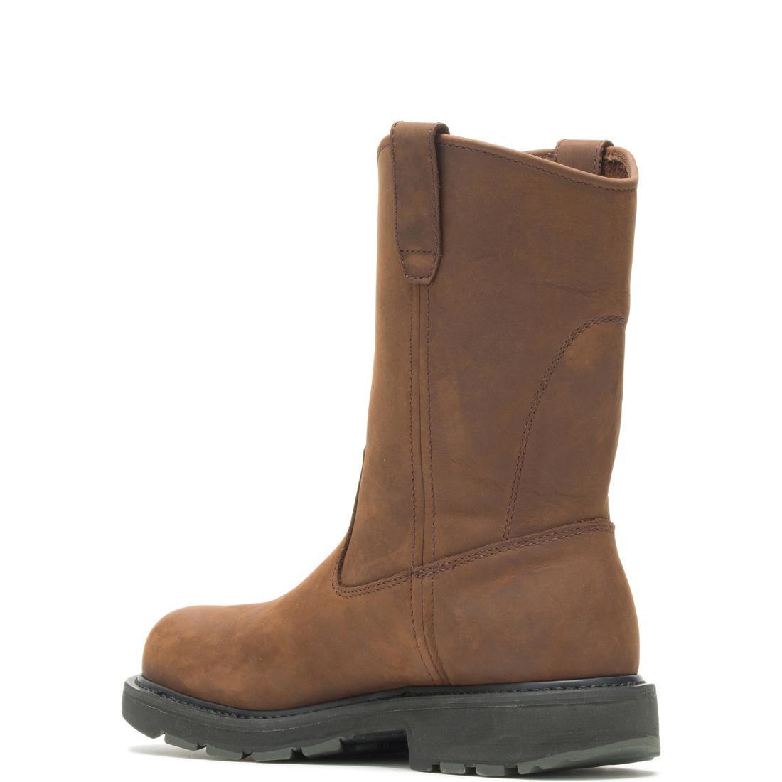 Dd Work Steel Toe Pull On Work Boot - Slip Resistant Safety Shoes for Construction, Warehouse & Industrial Workers