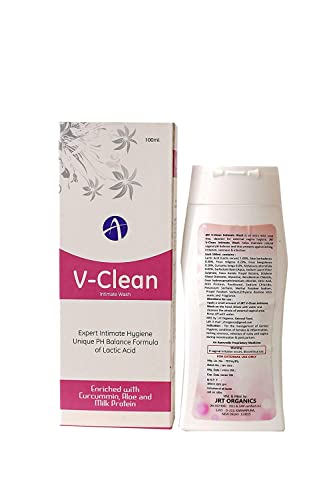 V-CLEAN Intimate Wash for Women - pH Balanced Feminine Hygiene Cleanser - Gentle & Soothing for Daily Use - Ideal for Sensitive Skin & Post-Workout Care