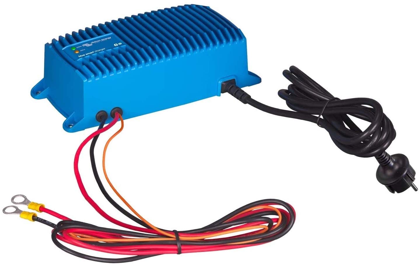 Victron Energy Blue Smart IP67 Waterproof 12V/24V Battery Charger with NEMA 5-15 Plug | 120V AC Input | For Marine, RV, Solar & Off-Grid Power Systems | BPC241247106