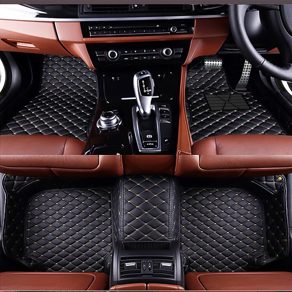 Premium Custom Fit Car Floor Mats for Maserati Ghibli 2014-2020 - Waterproof All-Weather Floor Liners with Anti-Slip Design | Perfect for Daily Commute, Road Trips & Extreme Weather Protection