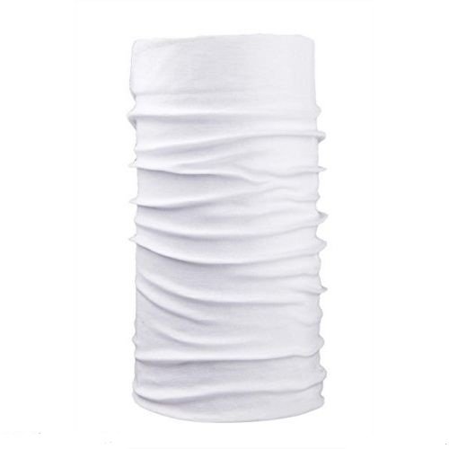 Aanchal Original White Multifunctional Head Wrap, Bandana, Face Mask & Headband - Soft Cotton Stretchable Hair Accessory for Women - Perfect for Yoga, Running, Workouts & Outdoor Activities