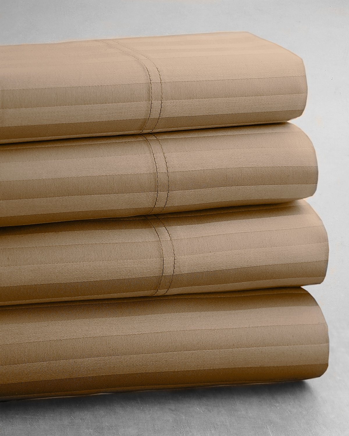 Valentino 1200 Thread Count Egyptian Cotton Sheet Set - Luxury Striped Bedding for Ultimate Comfort | Perfect for Master Bedroom, Guest Room & Hotel Use
