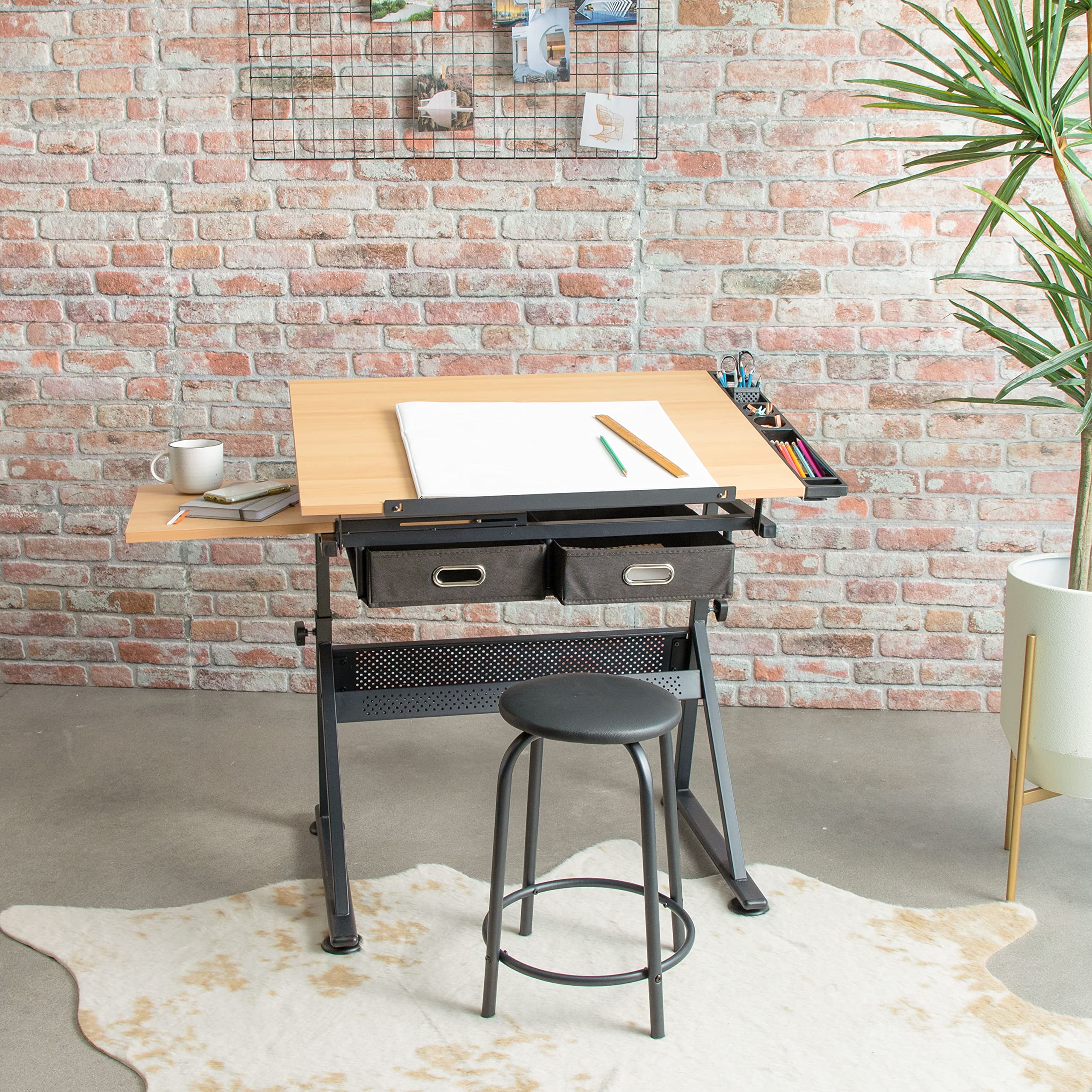 Artist’s Loft Arts and Crafts Creative Center - Adjustable Art Desk with Storage | Perfect for Painting, Drawing & DIY Projects | Kids & Adults Craft Station for Home, Studio or Classroom